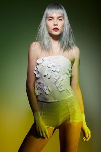 icono Collection 2018 Trends Hairfashion Academy Look pastel mint blond Choppy Fringe